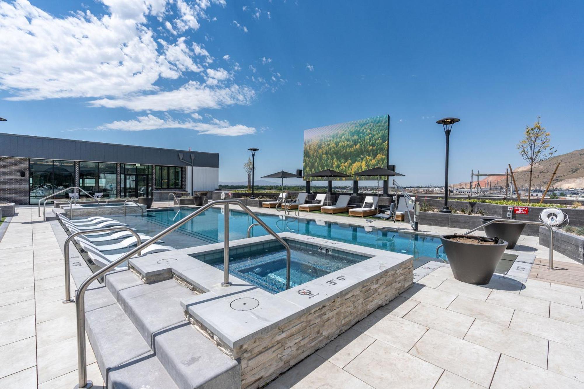 Ferienwohnung Outstanding Amenities-New Complex- Downtown Luxury Salt Lake City Exterior foto